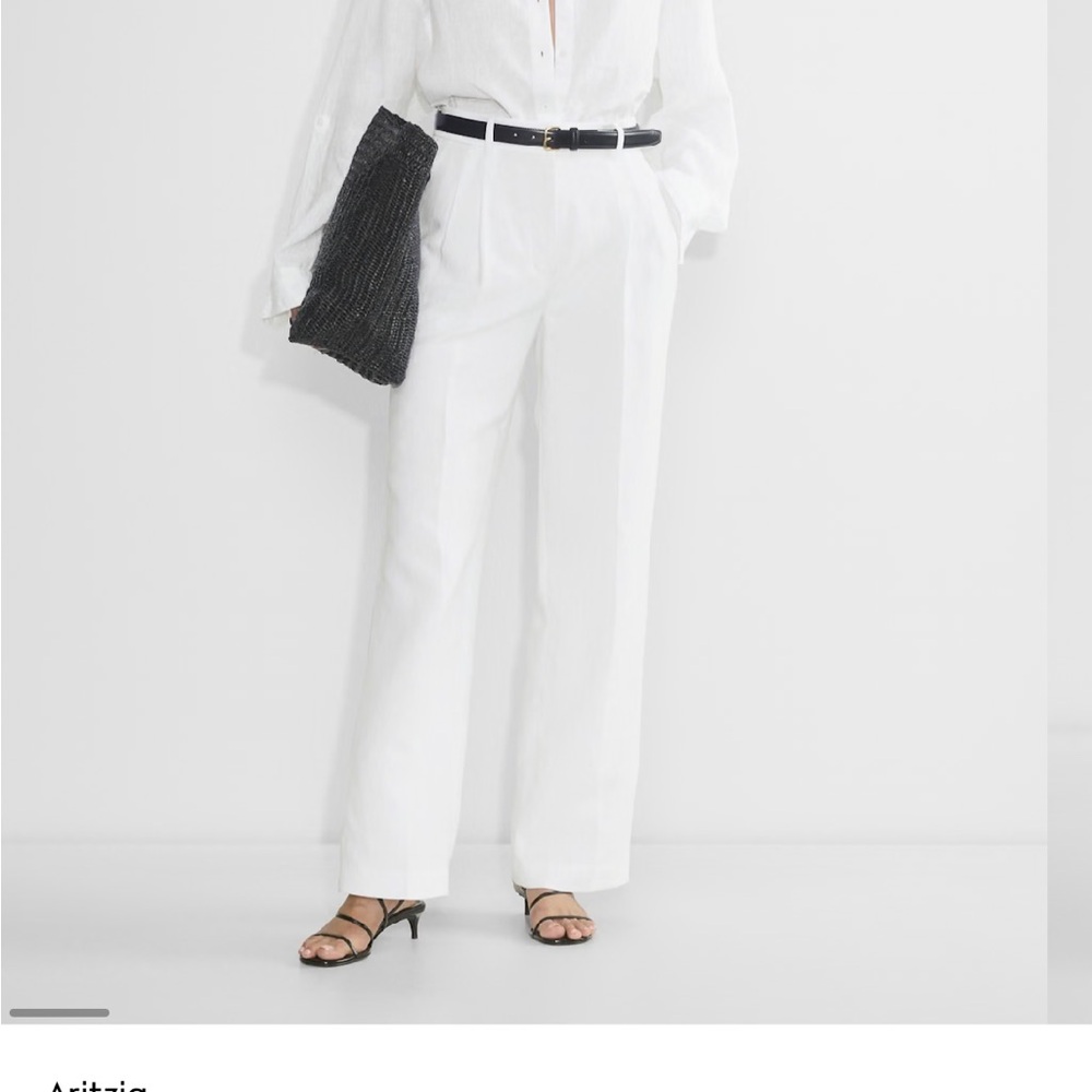 Aritzia White Trousers